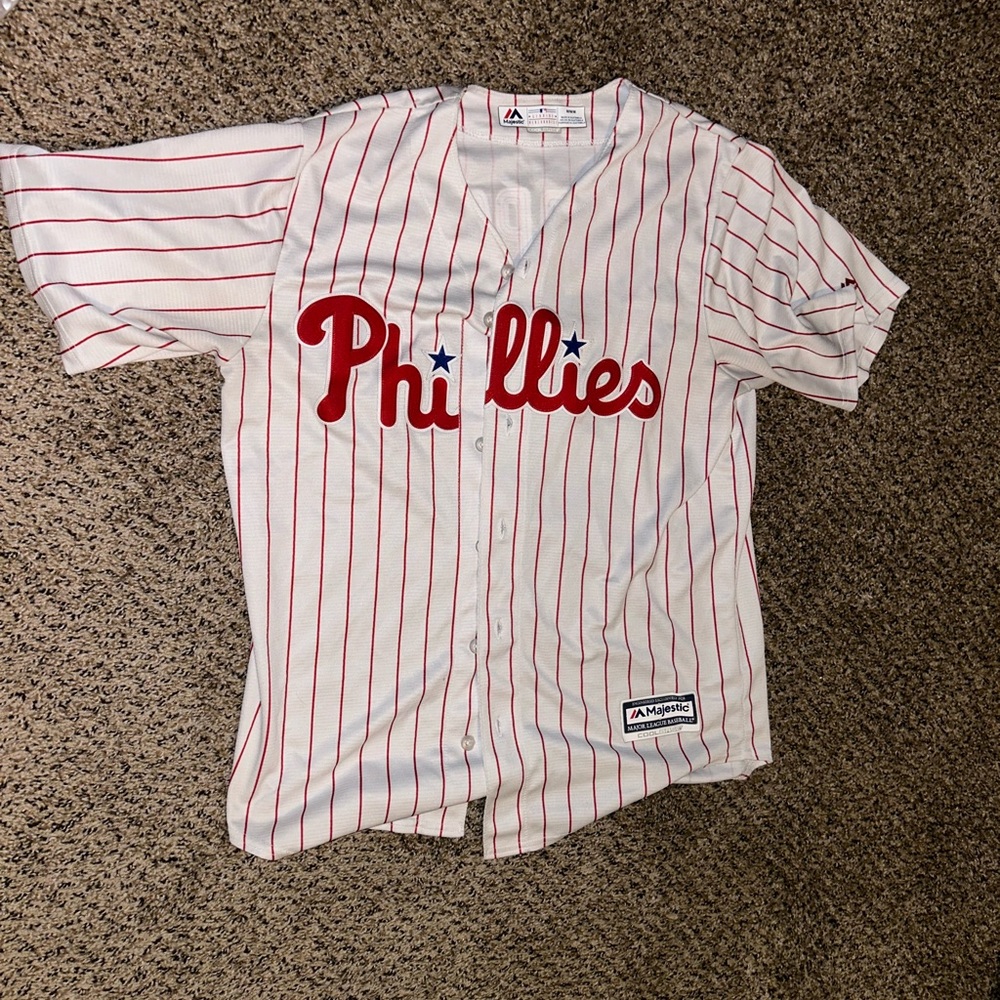 Bryce Harper Phillies Button up Jersey - Mens Medium